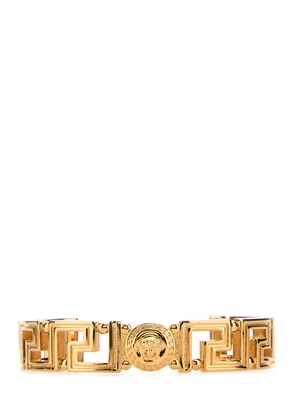 Versace Gold Metal Medusa Greca Bracelet