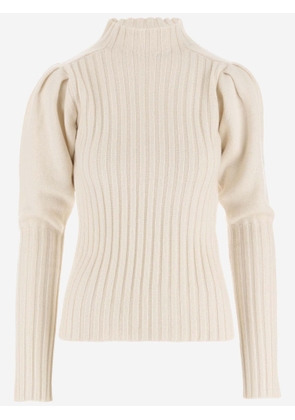 Chloé Cashmere Sweater With Balloon Sleeves