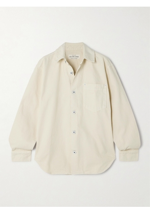 SLVRLAKE - Oversized Denim Shirt - Cream - x small,small,medium,large