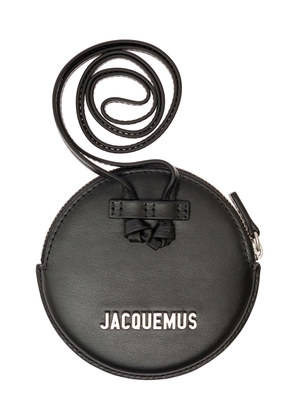 Jacquemus Le Pitchou Circular Pouch Bag In Leather Man