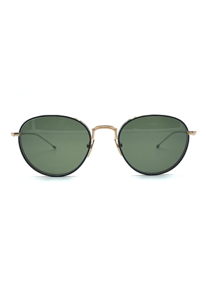 Thom Browne Round - Gold / Blu Sunglasses