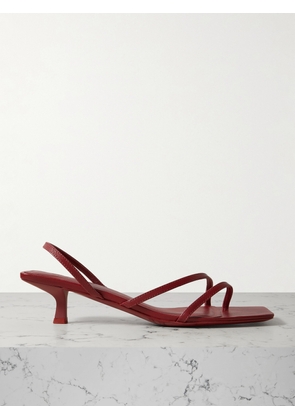ST. AGNI - Pina Leather Slingback Sandals - Red - IT36,IT37,IT38,IT39,IT40