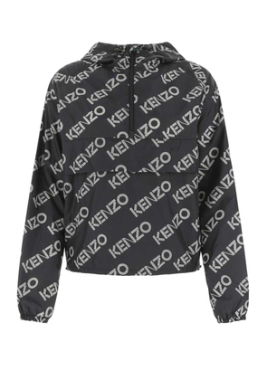Kenzo Logo-Printed Long-Sleeved Jacket