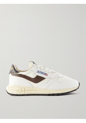 Autry - Reelwind Low Leather And Shell Sneakers - White - IT35,IT36,IT37,IT38,IT39,IT40,IT41,IT42