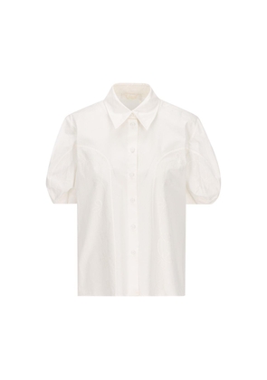 Chloé Embroidered Balloon-Sleeved Shirt