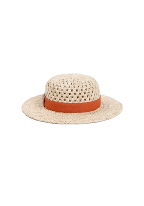 Chloé Crochet Raffia Hat