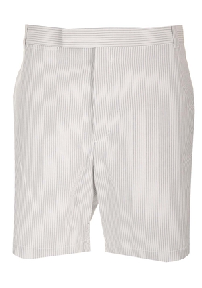 Thom Browne Striped Cotton Bermuda Shorts