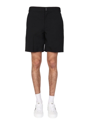 Givenchy Logo Plaque Bermuda Shorts