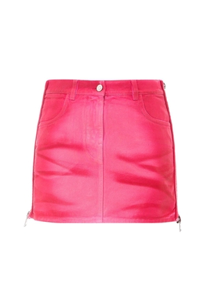 Givenchy Zipped Mini Denim Skirt