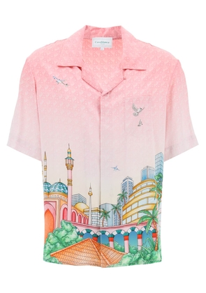 Casablanca Shirt In Rose-Pink Silk