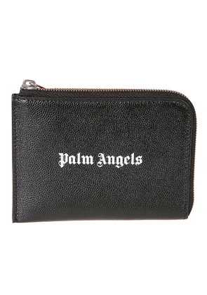 Palm Angels Logo Zipped Card Holder