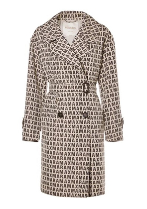 Max Mara The Cube All-Over Patterned Belted Coat