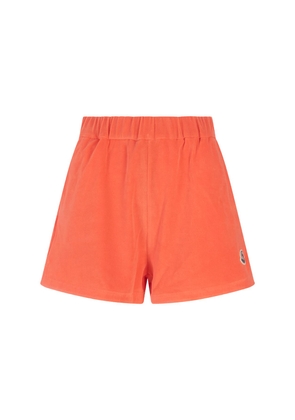 Moncler Orange Terry Shorts