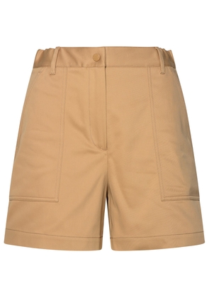 Moncler Beige Cotton Blend Shorts