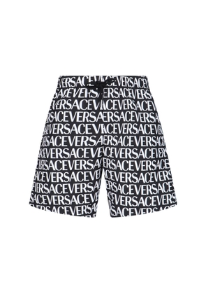 Versace All-Over Logo Swimshorts