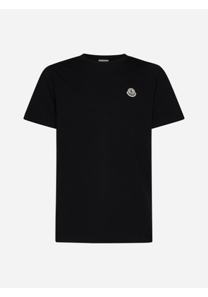 Moncler Logo-Patch Cotton T-Shirt