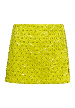Des Phemmes Embroidery Mini Skirt