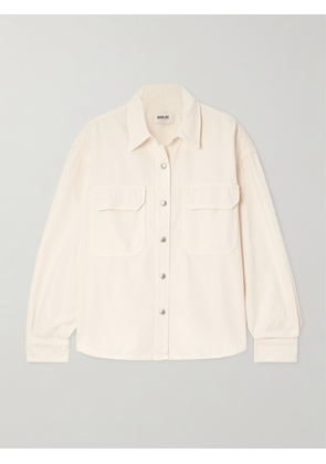 AGOLDE - Gwen Slice Organic Denim Shirt - White - x small,small,medium,large,x large
