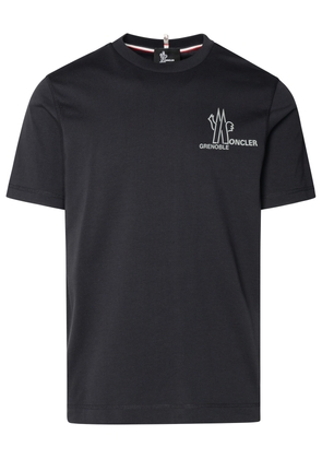 Moncler Grenoble Navy Cotton T-Shirt