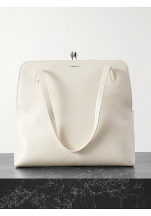Jil Sander - Textured-leather Shoulder Bag - Off-white - One size