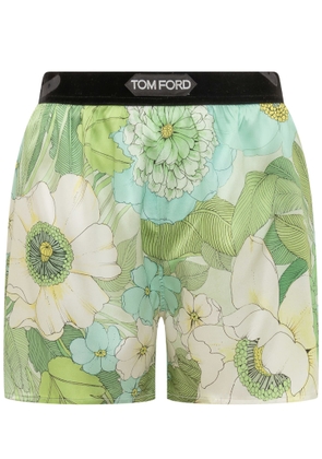 Tom Ford Shorts With Floral Decoration