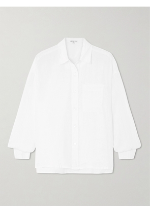 James Perse - Linen Shirt - White - 0,1,2,3,4