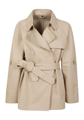 Fay Short Cotton Trench Coat