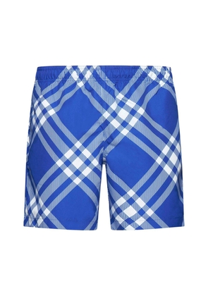 Burberry Check Printed Swim Shorts