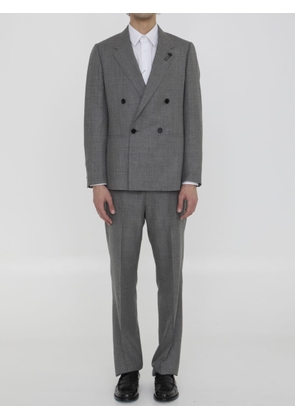 Lardini Two-Piece Suit In Wool And Silk