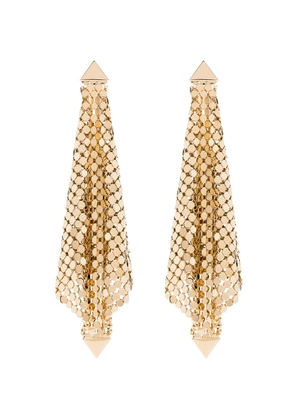 Paco Rabanne Gold Mesh Drop Earrings
