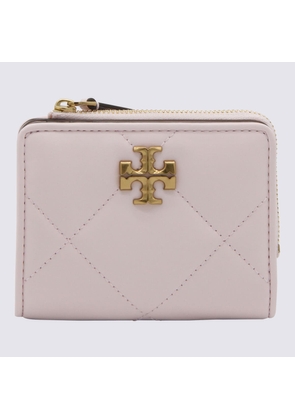 Tory Burch Rose Leather Card Holder