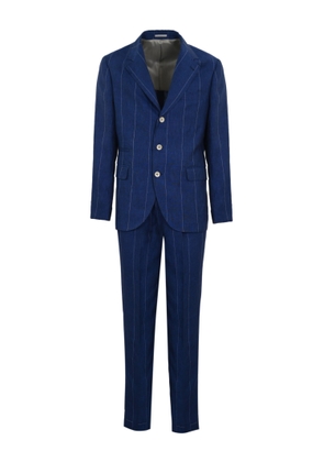Brunello Cucinelli Pinstriped Linen Suit