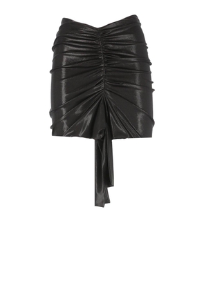 Pinko Scavigna Gathered-Detail Mini Skirt