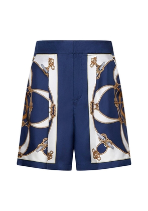 Bally Mid-Rise Helm-Printed Shorts
