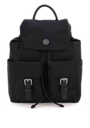 Tory Burch Recycled Nylon Flap Backpack