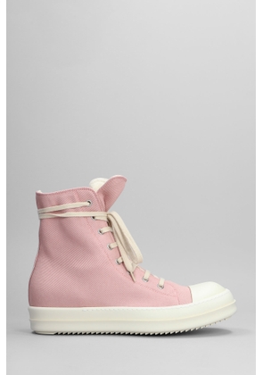 Drkshdw Sneaks Sneakers In Rose-Pink Cotton