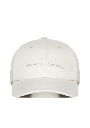 Brunello Cucinelli Logo Embroidered Baseball Cap