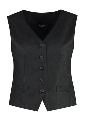 Weekend Max Mara Pacche Single-Breasted Vest