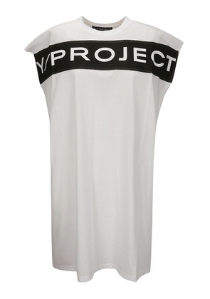 Y/project Scrunched Logo Tank Dress