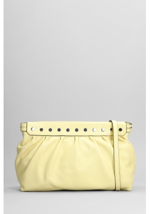 Isabel Marant Luz Clutch In Yellow Leather