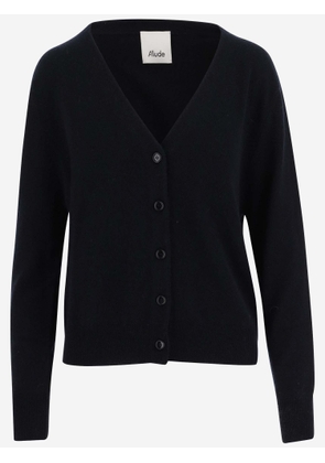 Allude Wool And Cashmere Blend Cardigan