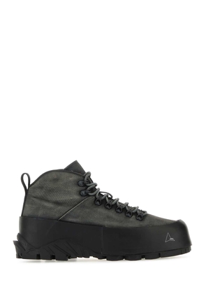 Roa Black Polyester Cvo Sneakers