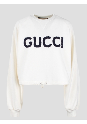 Gucci Cotton Jersey Drawstring Sweatshirt