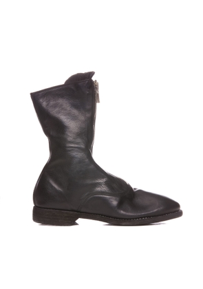 Guidi Front Zip Army Boots