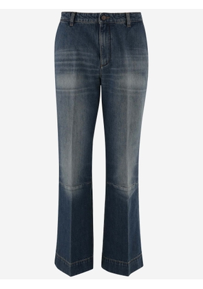 Victoria Beckham Cotton Denim Jeans