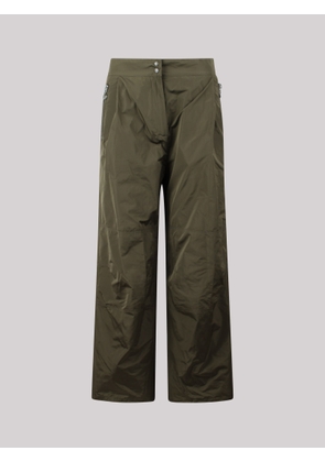 Moncler Logo-Patch Lightweight Flared Trousers