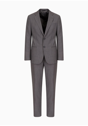 OFFICIAL STORE Soho Line Single-breasted Suit In Wool And Cashmere