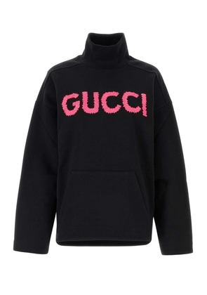 Gucci Black Cotton Oversize Sweatshirt