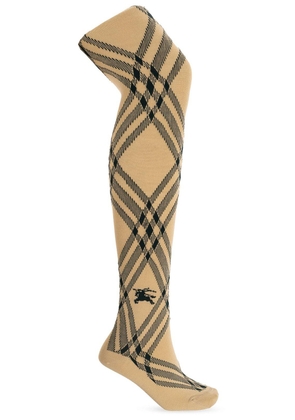 Burberry Equestrian Knight Motif Knit Tights