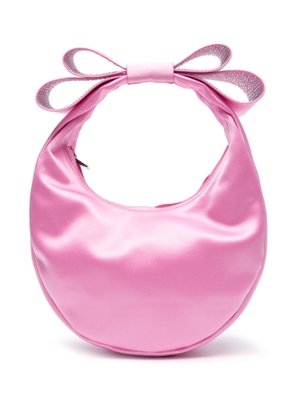 Mach & Mach Pink Small Cadeau Satin Tote Bag